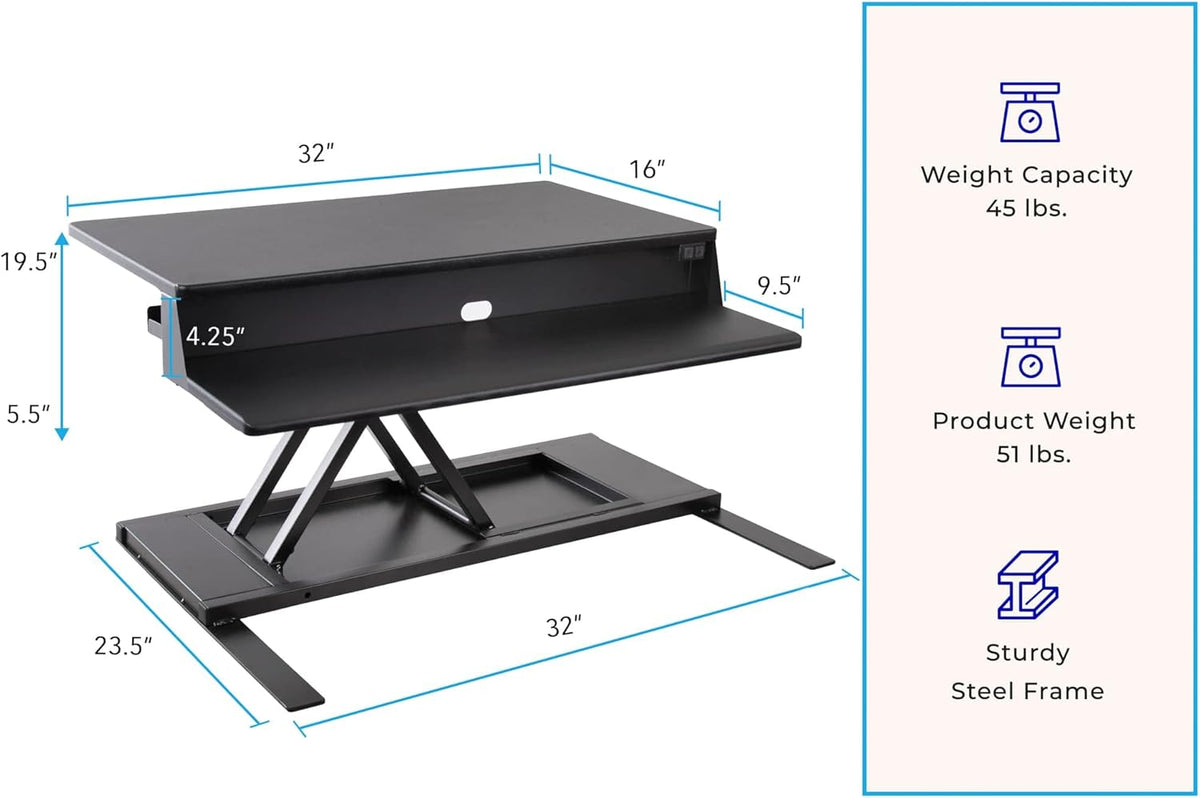 32 Inch Electric Standing Desk Q1327