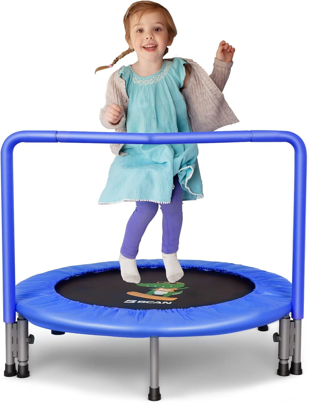 36'' Mini Folding Toddler Trampoline with Handle I362701