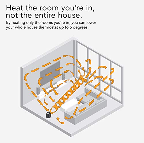 Black Whole Room Space Heater E176921