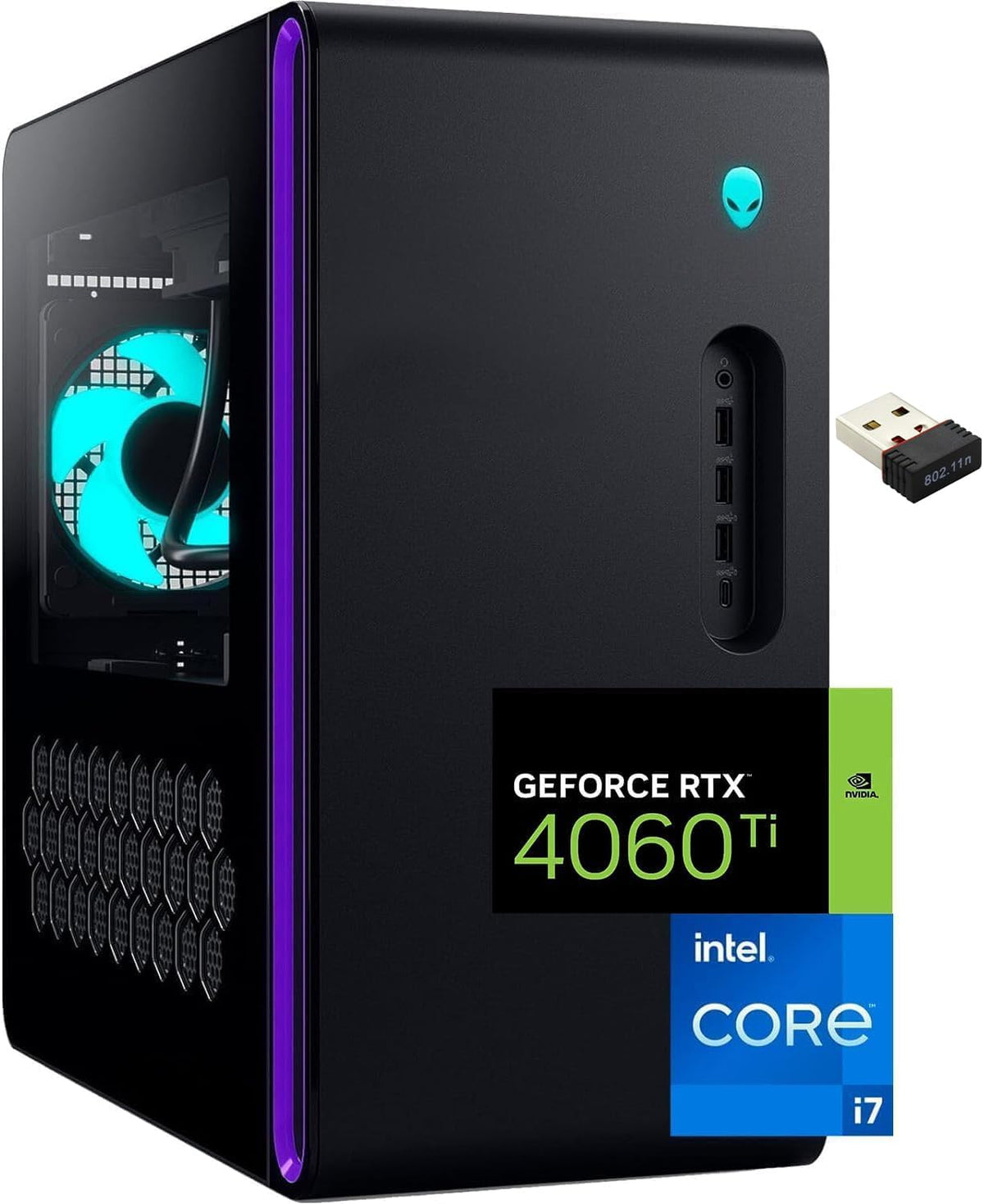 14th Gen Intel i7-14700F GeForce RTX 4060 8GB 16GB DDR5 1TB SSD 2TB HDD Gaming Desktop A2477