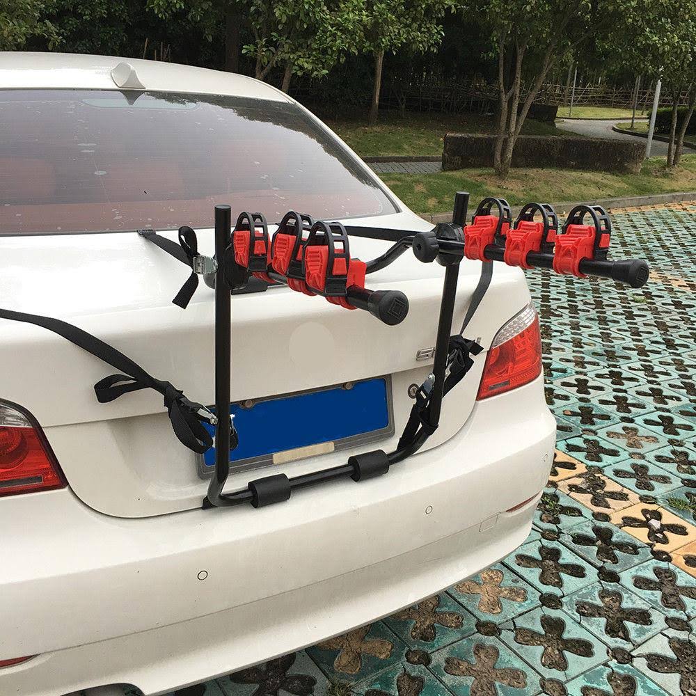 Portable 3-Bike Carrier Rack, Black P4908