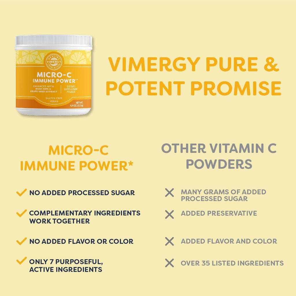 Micro-C Capsules (90 Capsules) and Micro-C Immune Power (125 Grams) - Bundle J443111