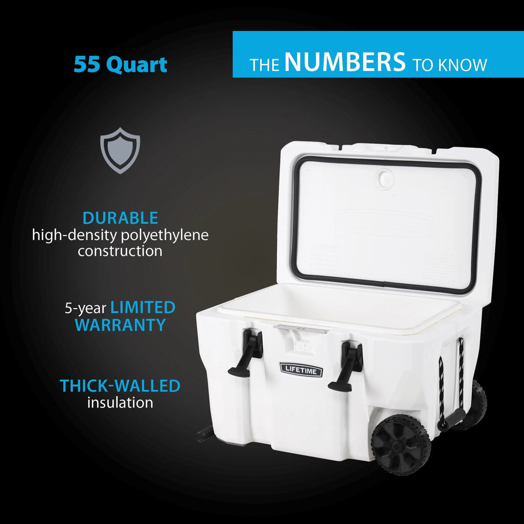 55 Quart Cooler with Wheels G985174