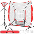 7x7 ft Baseball Softball Net with Strike Zone W7463