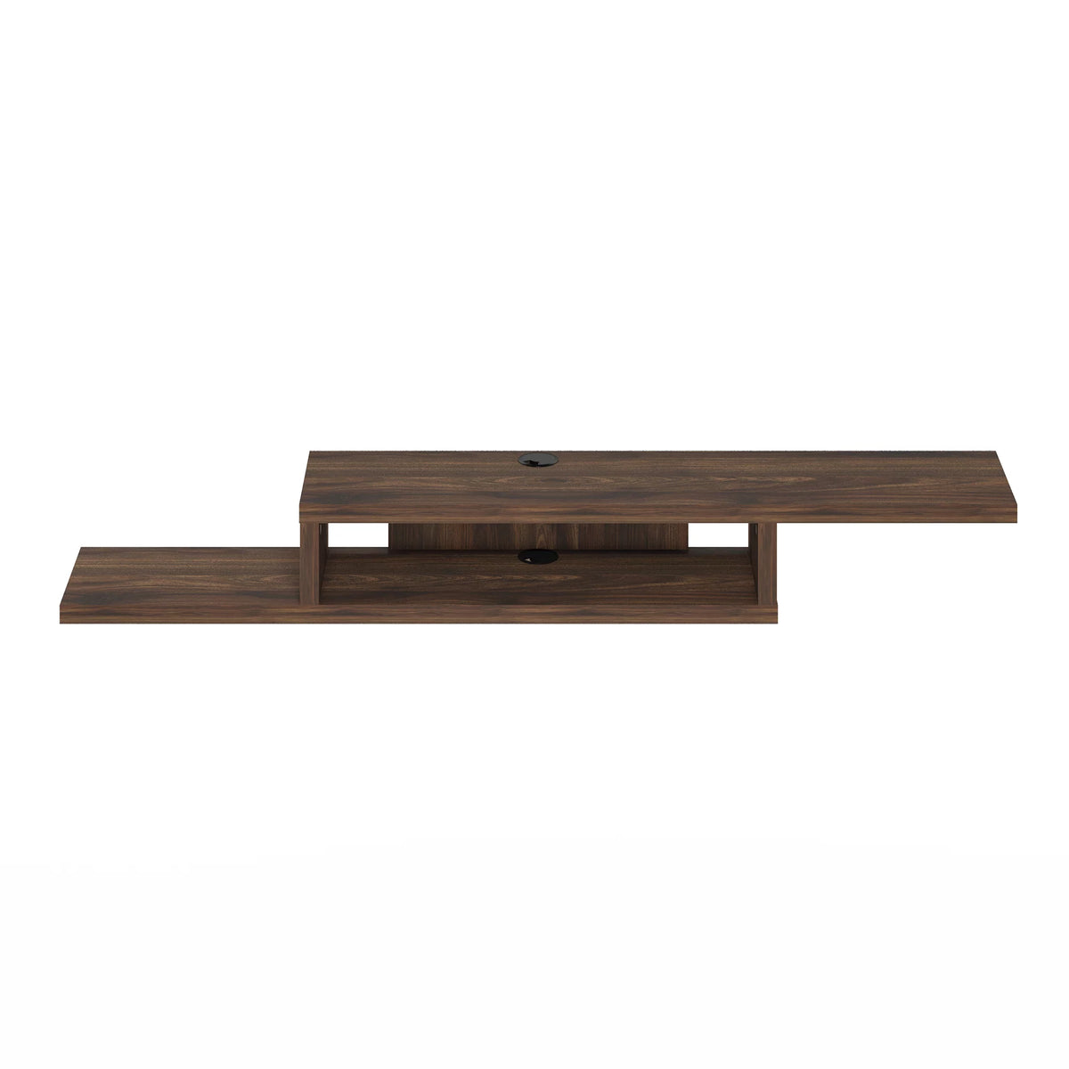 Wall Mounted Floating Media Console, 60 inch, Columbia Walnut Q9821