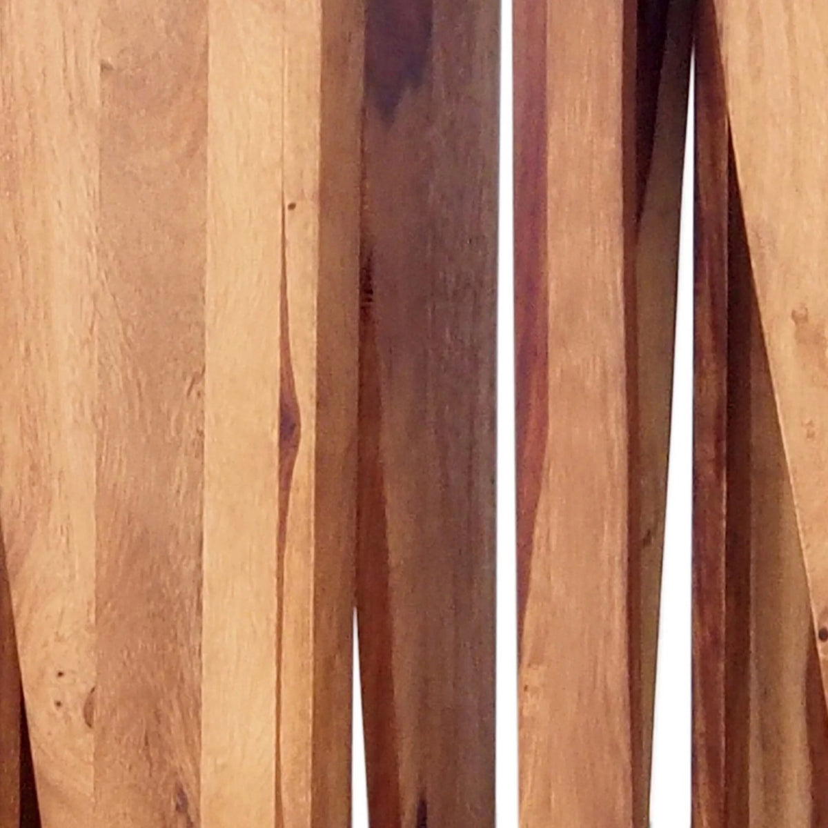 Set of 3 Sheesham Wood Pedestal Table Stand Y65940