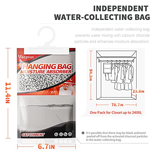 Hanging Closet Dehumidifier Bags 10 Pack 9.8 OZ Z480