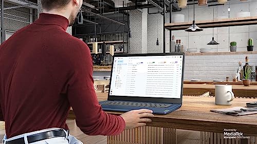 14'' FHD Touchscreen Chromebook, 8-Core MediaTek Kompanio 520 Processor, 4GB RAM, 64GB eMMC, Abyss Blue F36942