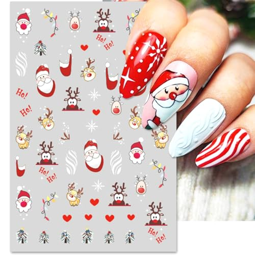 Varied Holiday Nail Art Stickers V29529