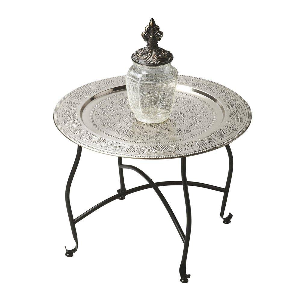 Etched Round Tray Table U504