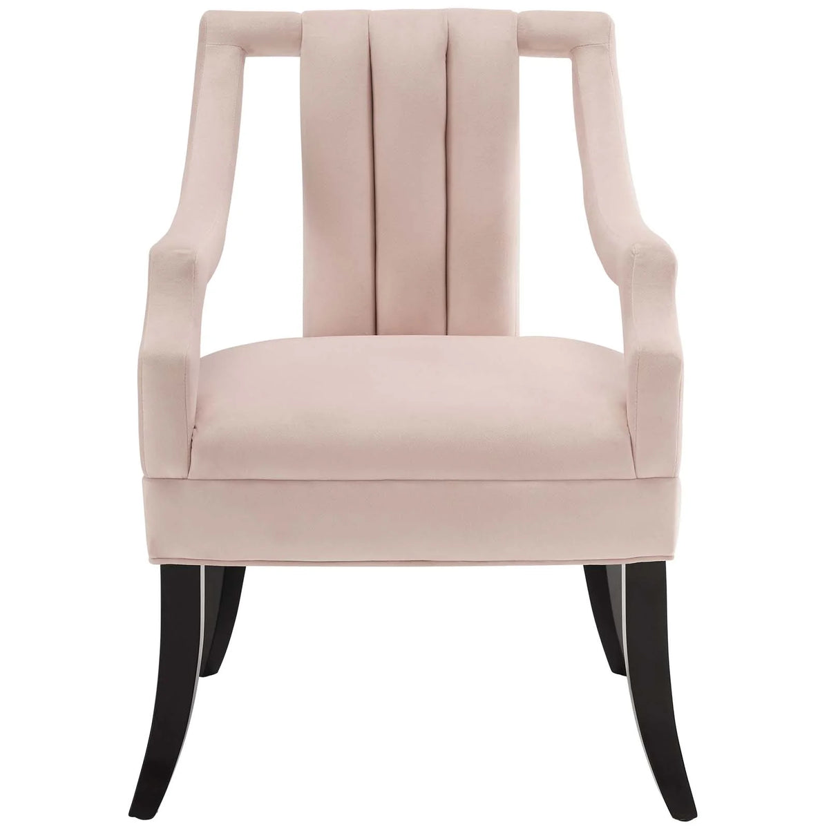 Pink Velvet Accent Side Chair O73903