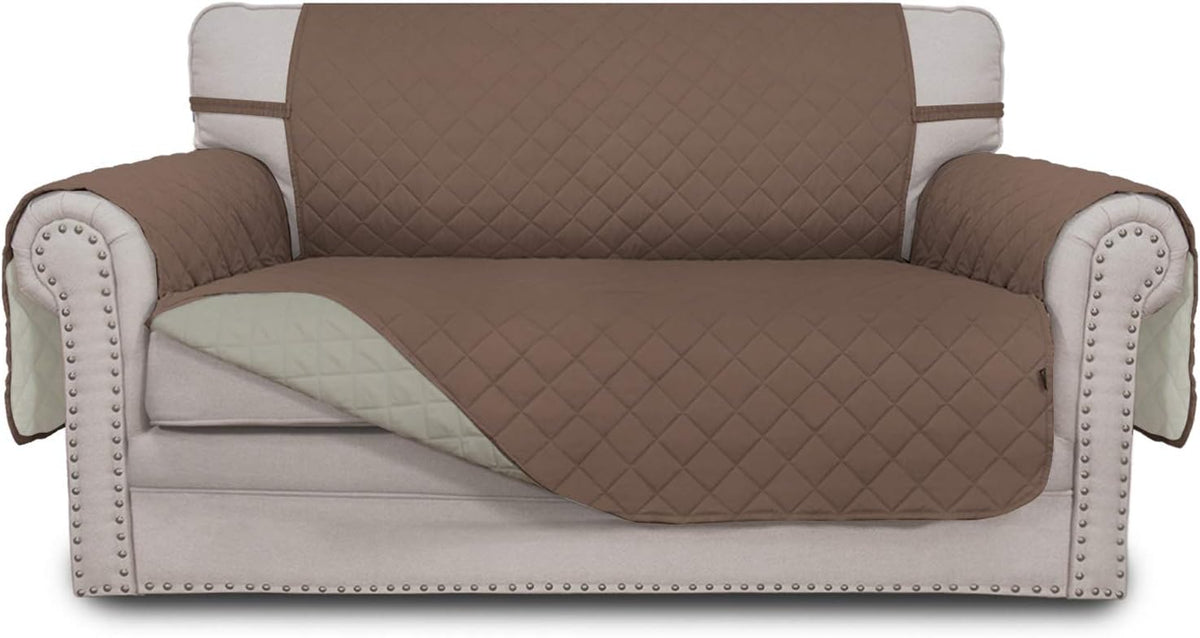 Sofa Slipcover Reversible Water Resistant Couch Cover with Elastic Straps Y803682