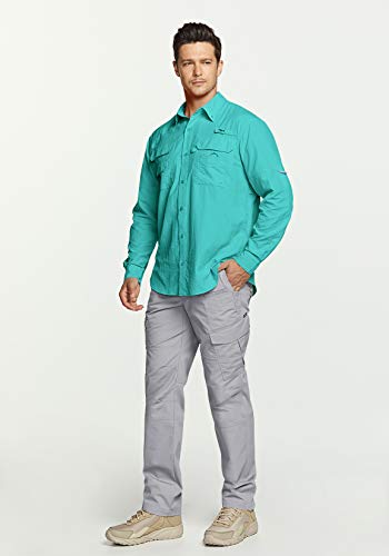 Men's UPF 50+ Breathable Long Sleeve Fishing Shirt T3174