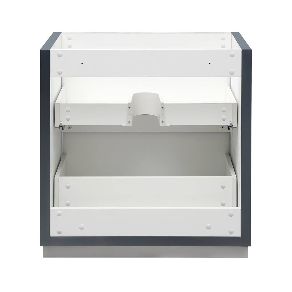 Dark Slate Gray Free Standing Bathroom Cabinet W3277