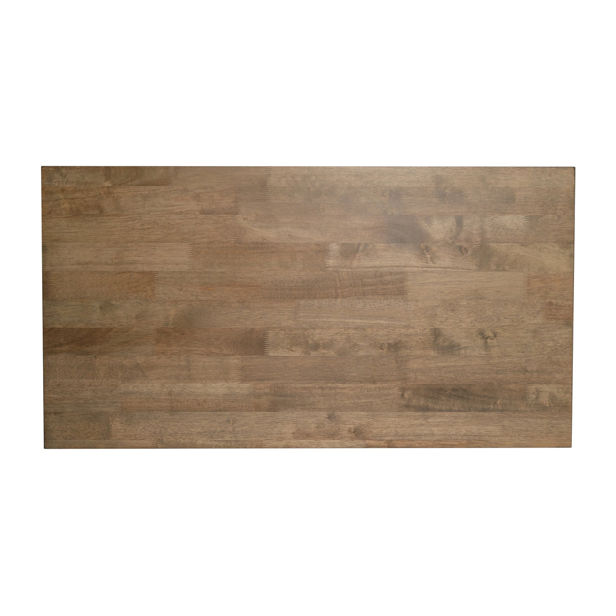 Solid Wood Trestle Coffee Table in Rustic Brown T9133