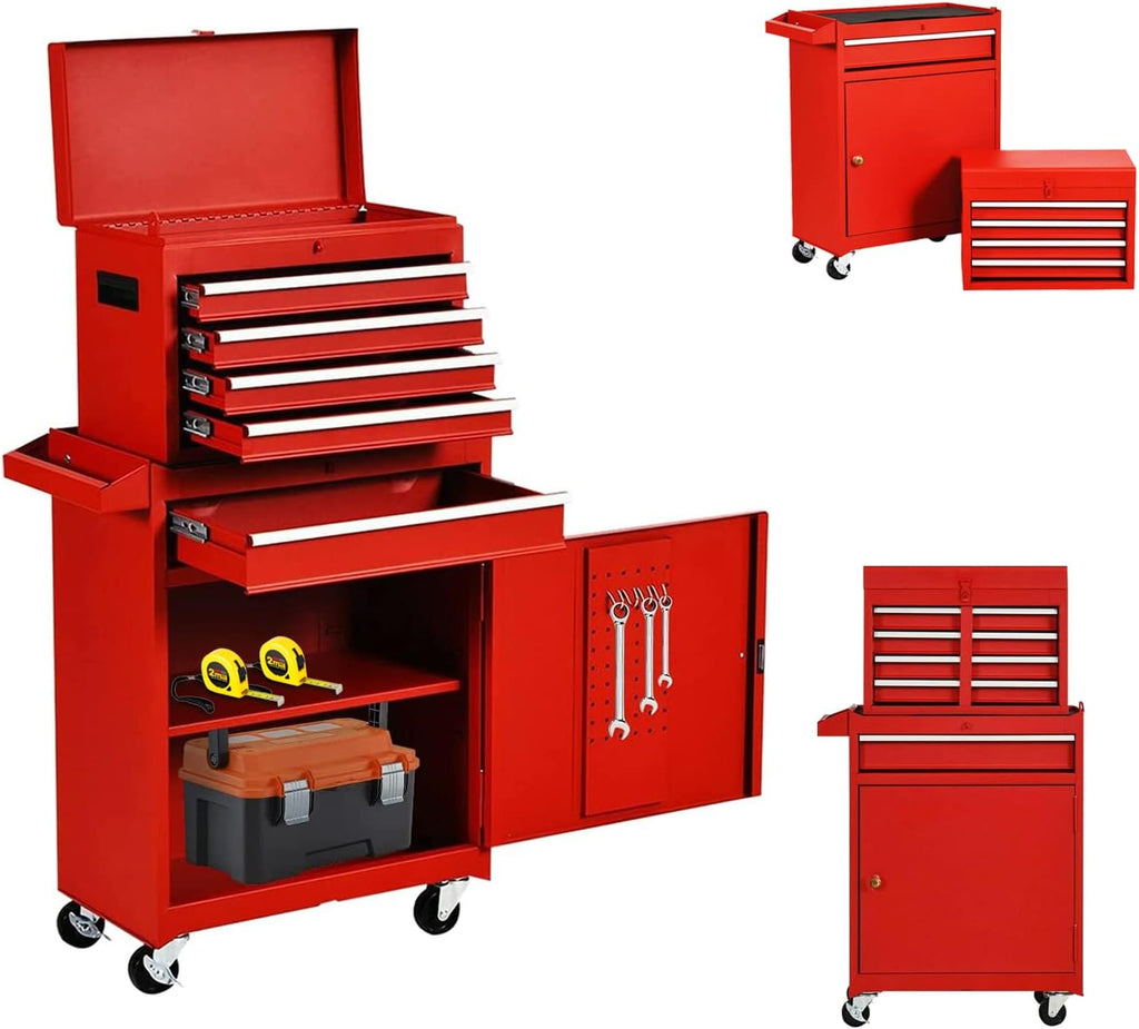 5 Drawer Rolling Tool Chest with Wheels Y5023