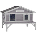 Wooden Cat House Z775