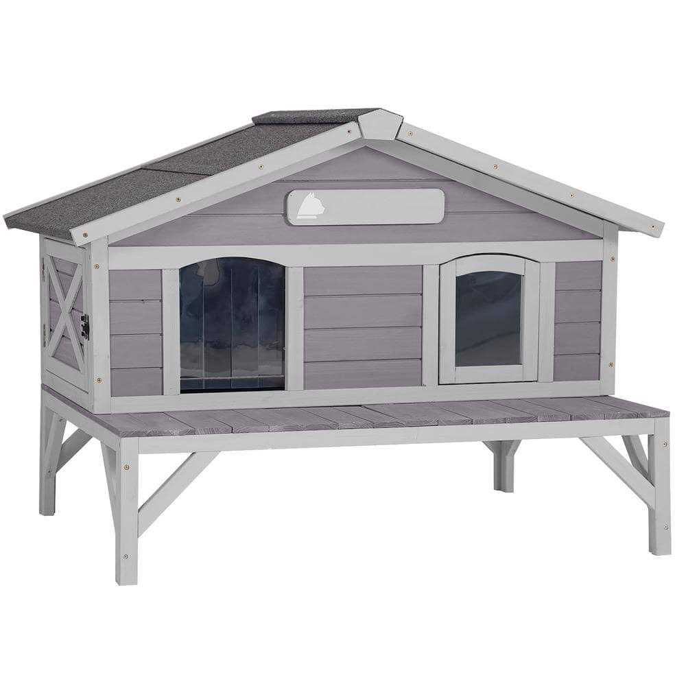 Wooden Cat House Z775