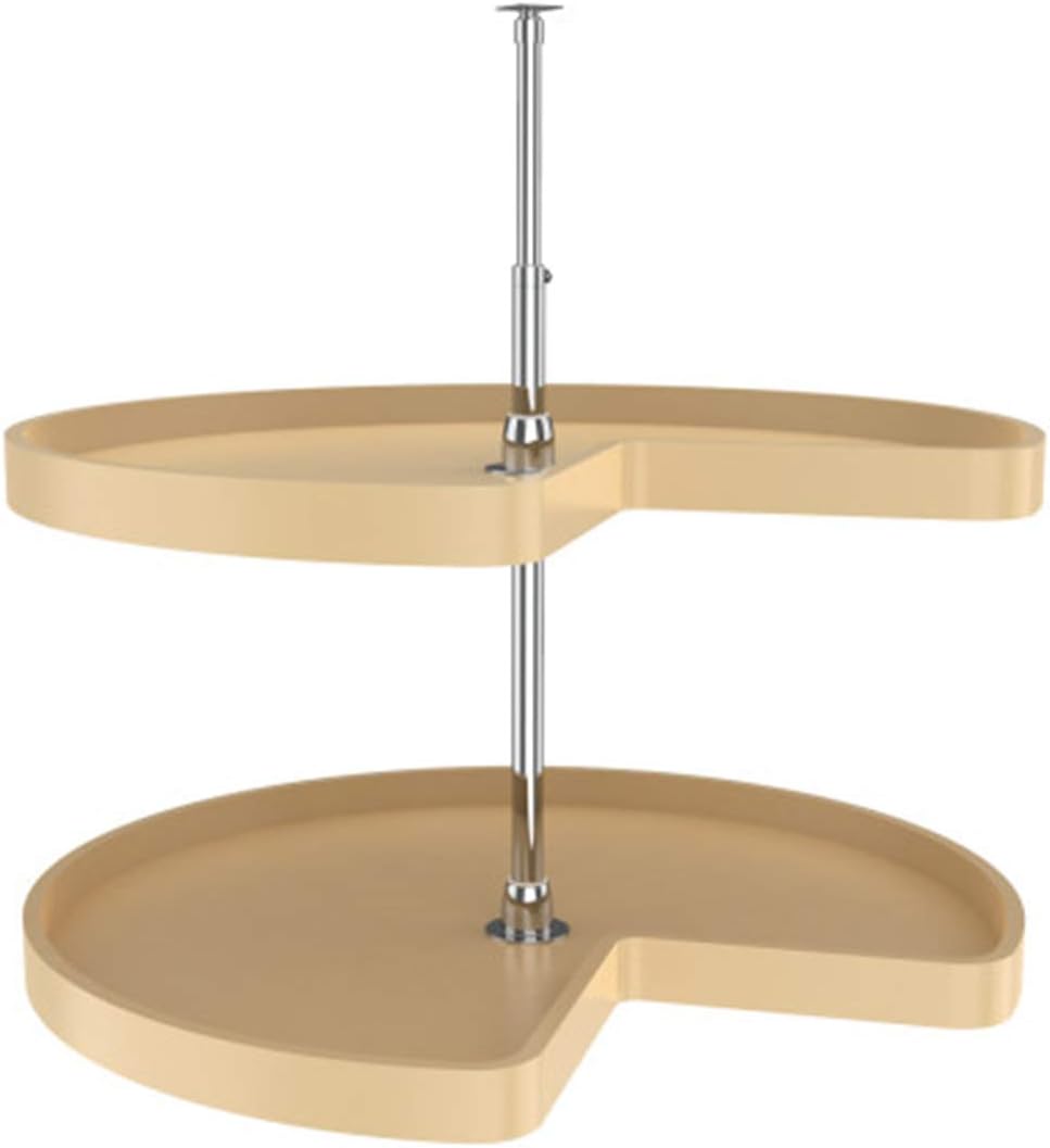 32-Inch White 2-Shelf Lazy Susan L90272