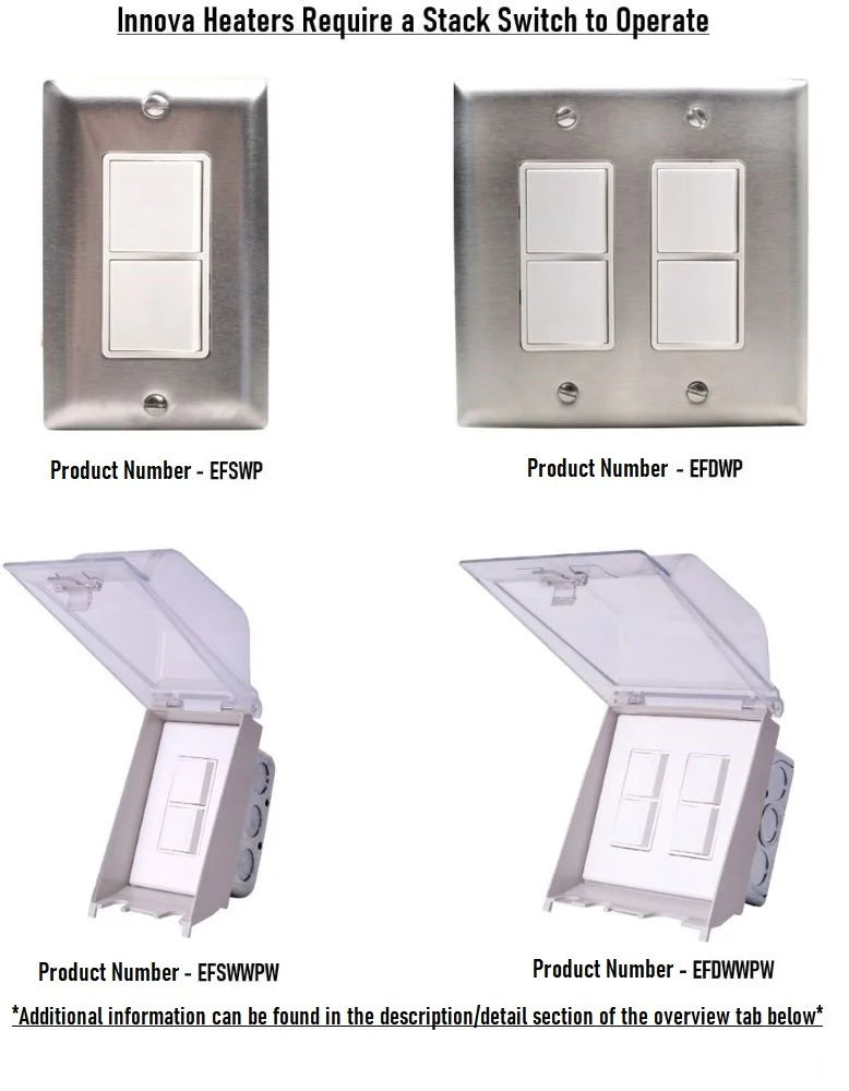 Outdoor Wall Mount Electric Infrared Heater L951443