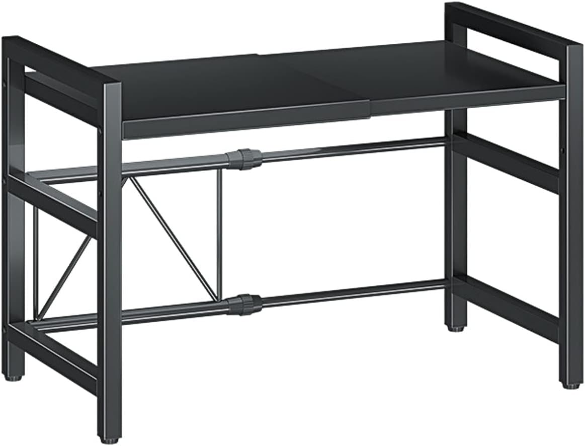 Adjustable Microwave Oven Rack Shelf, Expandable, Pack of 2 H9354