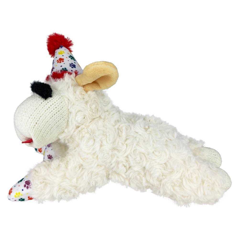 Lamb Chop Dog Toy with Birthday Hat H31153