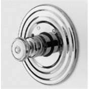 Gloss Black Thermostatic Trim Plate with Handle A78076