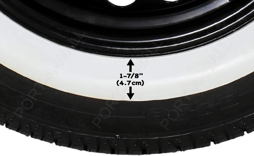4 pcs White Wall Tires for R14 E807