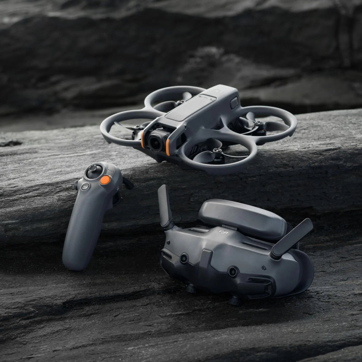 FPV Drone Fly More Combo (3 Batteries) with Camera 4K Includes Goggles 3 and RC Motion 3, Built-in Propeller Guard A688