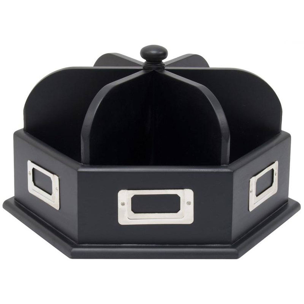 Black Wood Desk Carousel G820