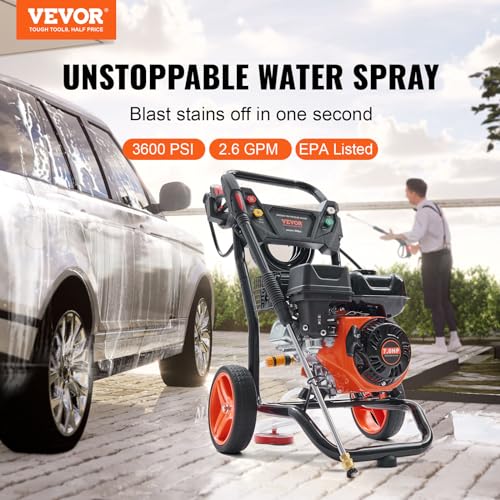 Gas Powered Pressure Washer 3400 PSI 2.6 GPM G350