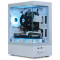 White Liquid-Cooled Gaming Desktop Computer, AMD Ryzen 7, RTX 4060 8GB, 32GB DDR4, 1TB NVMe SSD K25927