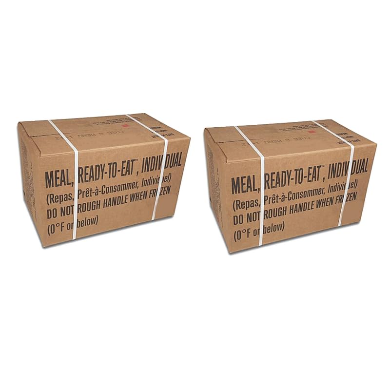 24 full food packs Military meals ready to eat with heater Z73698