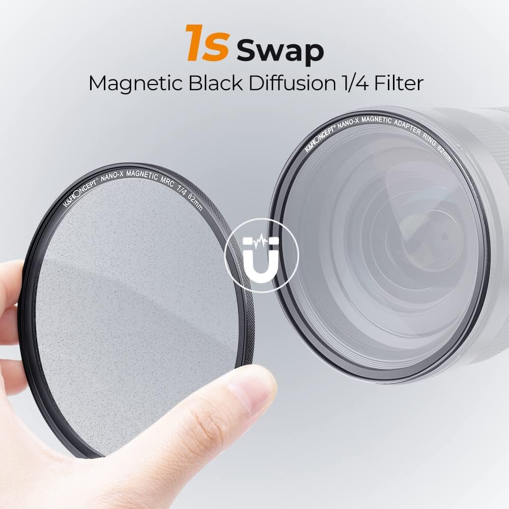 52mm Magnetic Black Soft Diffusion 1/4 Filter Kit V6754