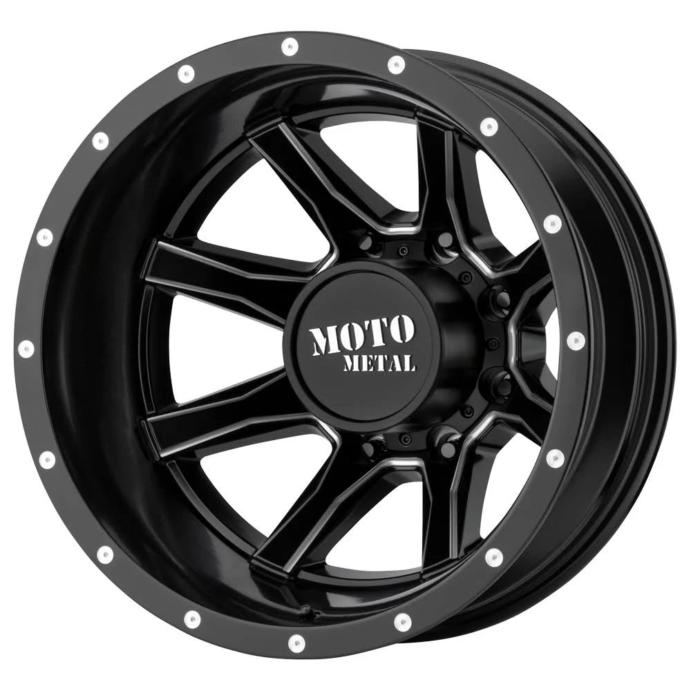 Satin Black Milled 17x6.5 8x200 Wheel A28988