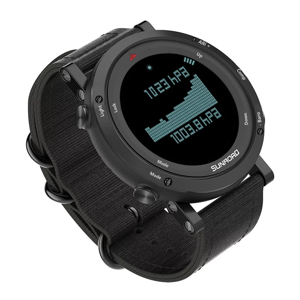 Barometer Altimeter Compass Weather Forecast Men Watch 50meters-resistant Multifunctional Outdoor Sports Watch K905594