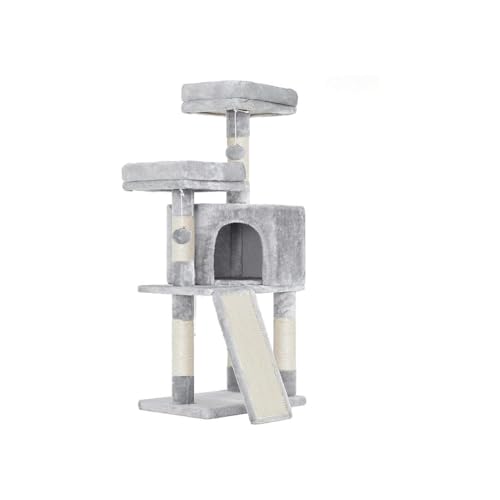 45.3-Inch Cat Tree with Scratching Post and Ramp Q34658