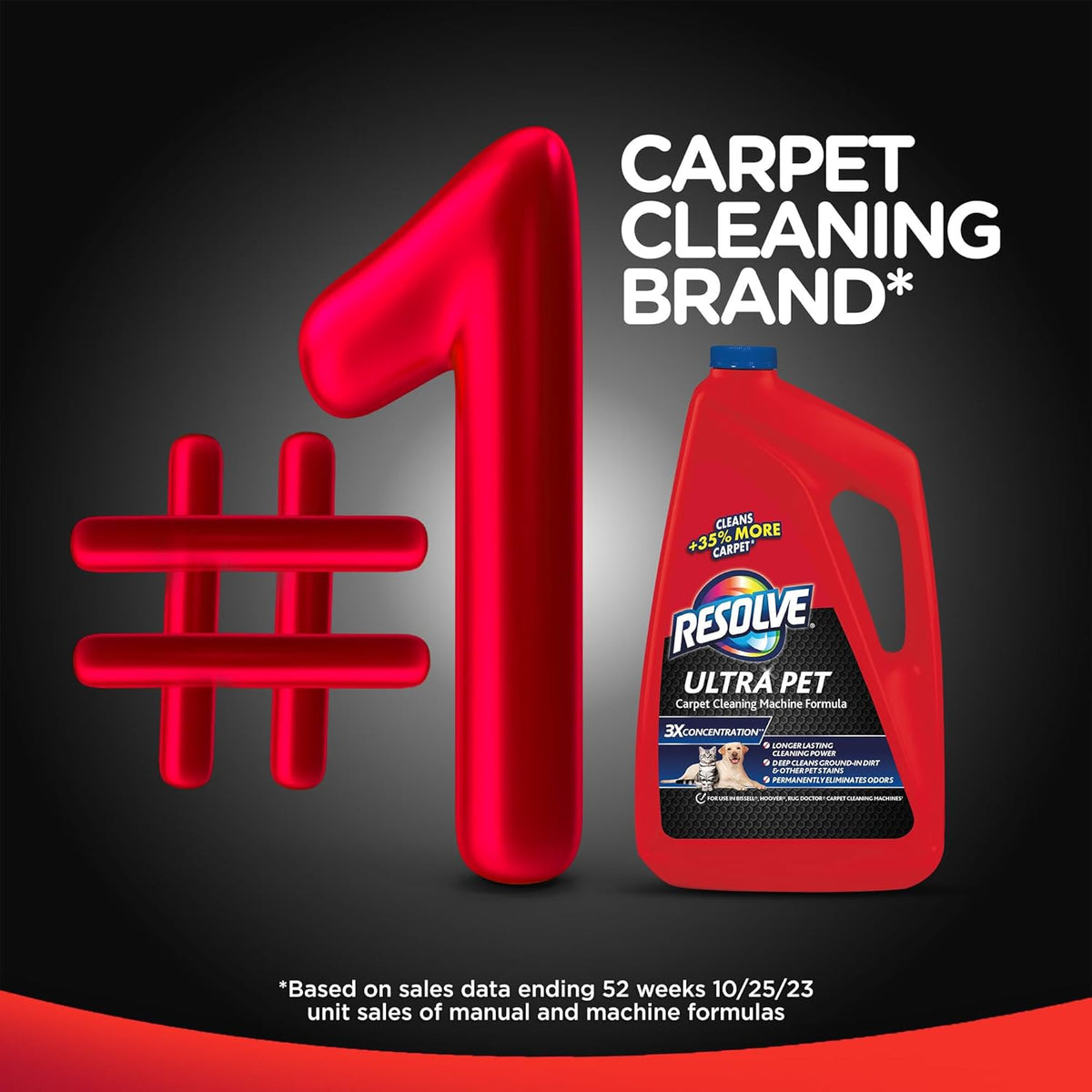 48 oz 3X Concentrate Carpet Cleaner Solution Q79657
