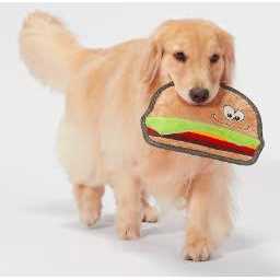 Hamburger Dog Toy L1958