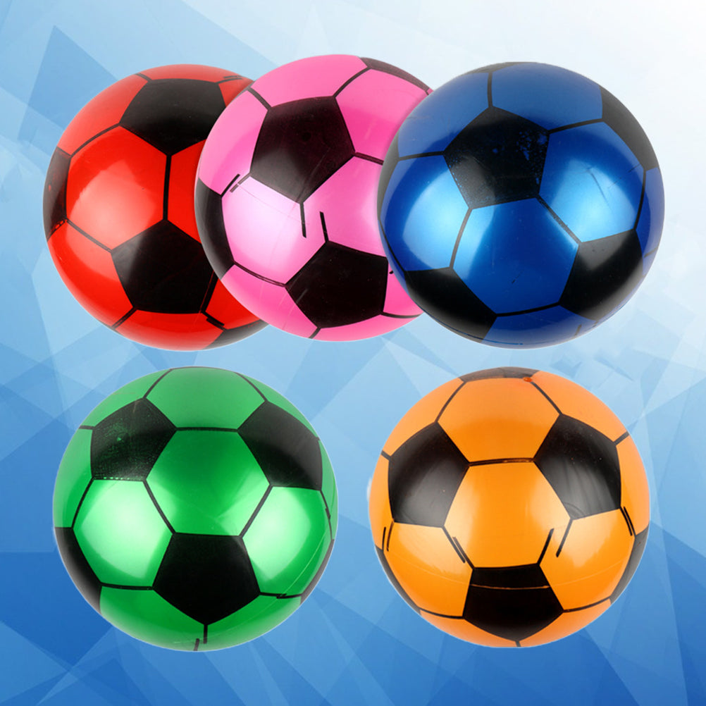 Inflatable Football Toys 5PCS Rubber Ball E674