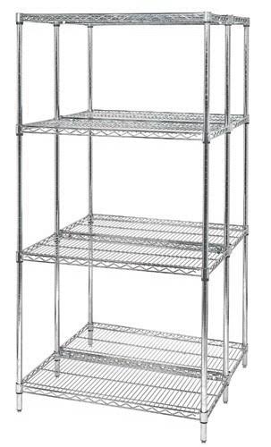 Chrome Wire Shelving Unit G3862