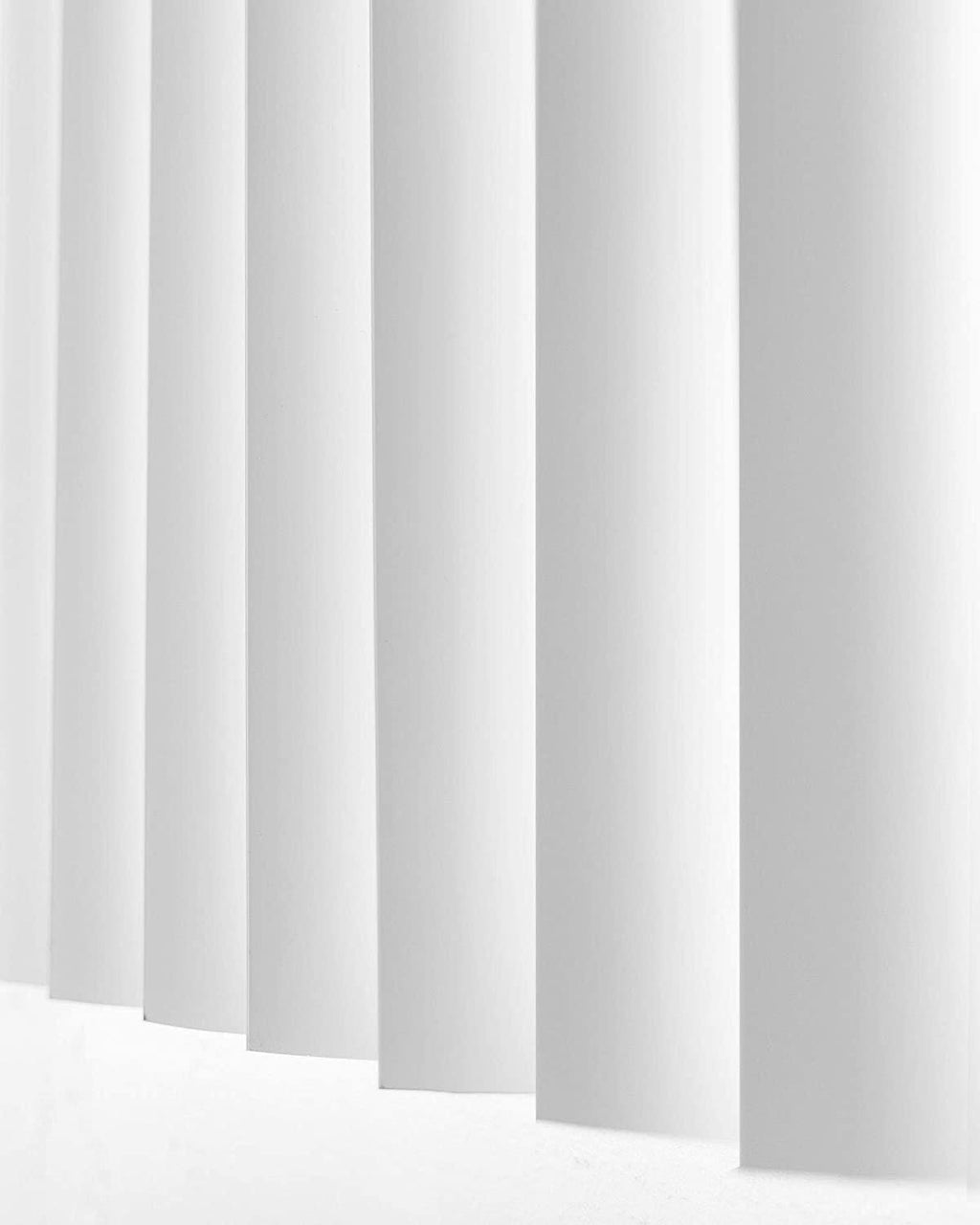 White Cordless Vertical Window Blinds, 78 inch x 84 inch B3865