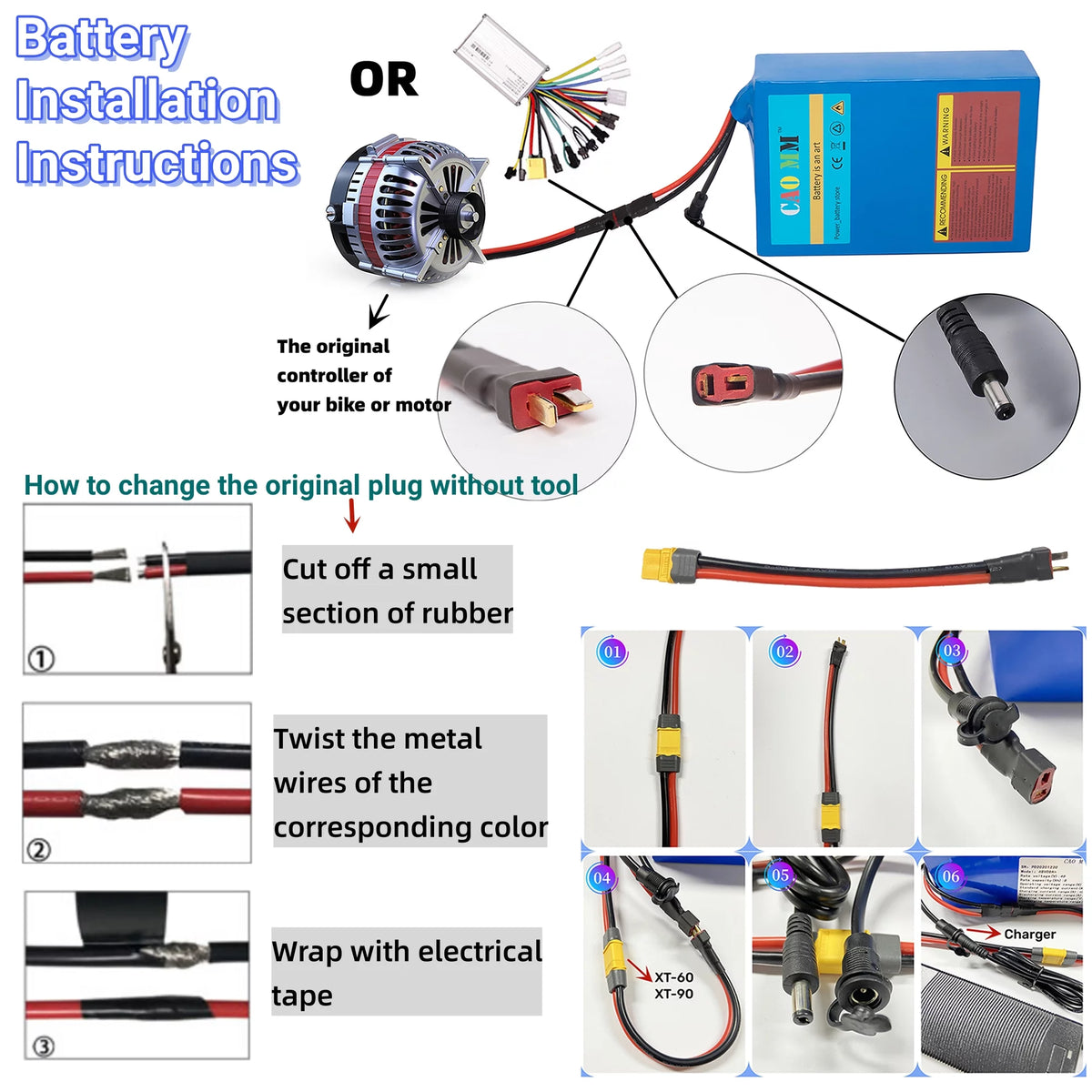 36V 10Ah Lithium Ebike Battery with 5A Fast Charger W94987