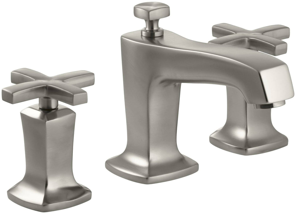 Vibrant Brushed Nickel Widespread Bathroom Faucet P9094