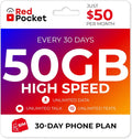 50GB 5G/LTE Phone Plan with SIM Card Pack of 2 K948115