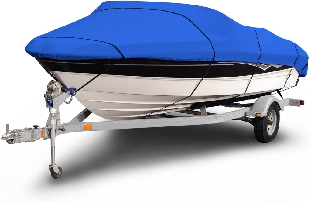 Gray Waterproof Boat Cover 16'-18' Long N47296