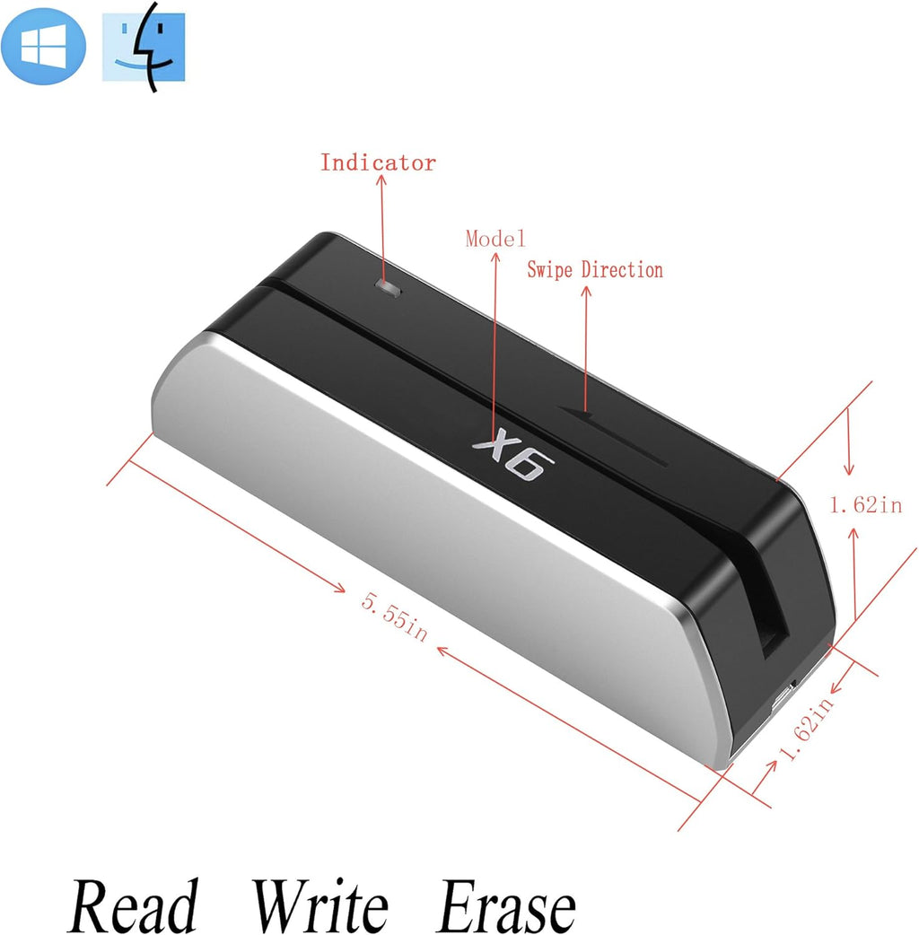 Smallest USB 3 Card Reader Writer Encoder O6913