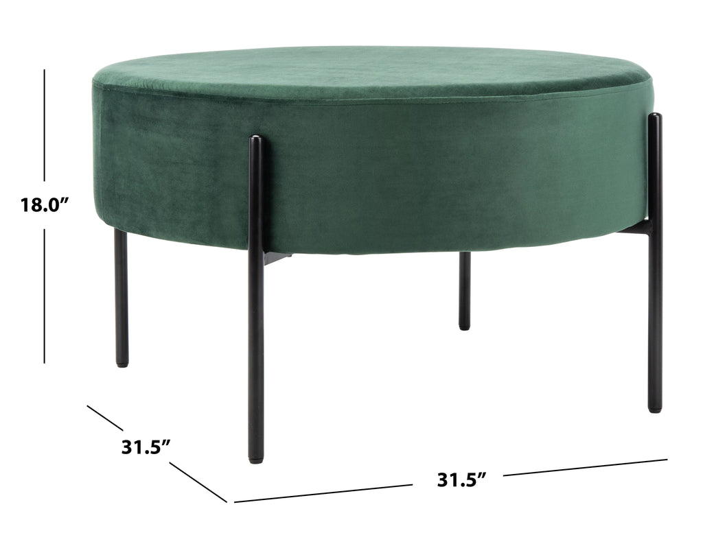 Round Cocktail Ottoman V56371