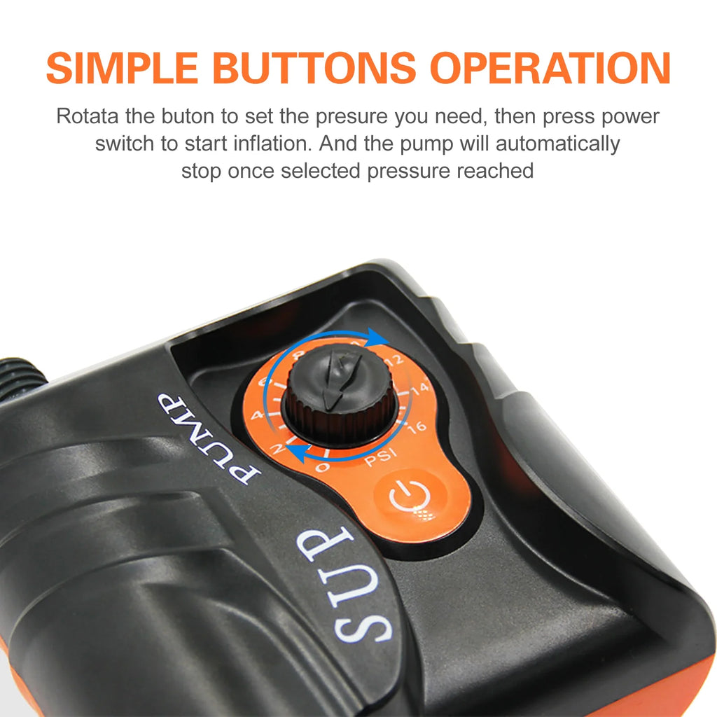 Inflation Pump with 6 Nozzles, 16PSI X80741