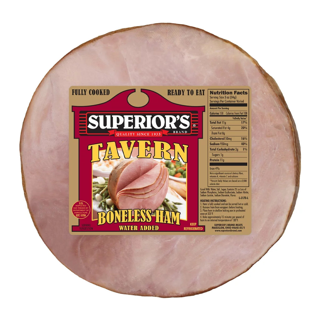 Hickory Smoked Half Tavern Ham, Fully Cooked, Boneless M56268